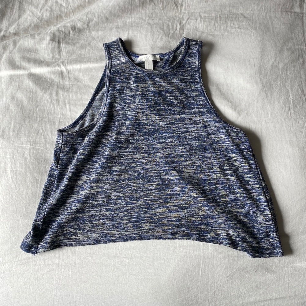 Forever 21 High Neck Open Back Top